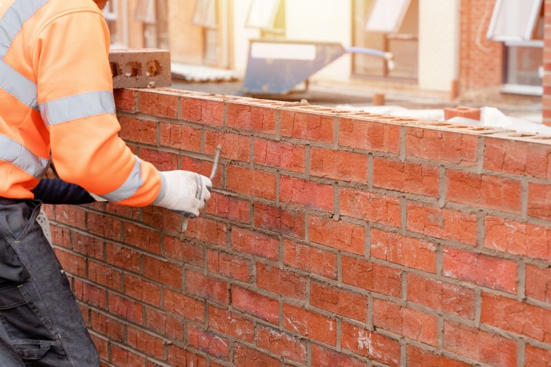 Brick Columns Installation in Worcester, MA