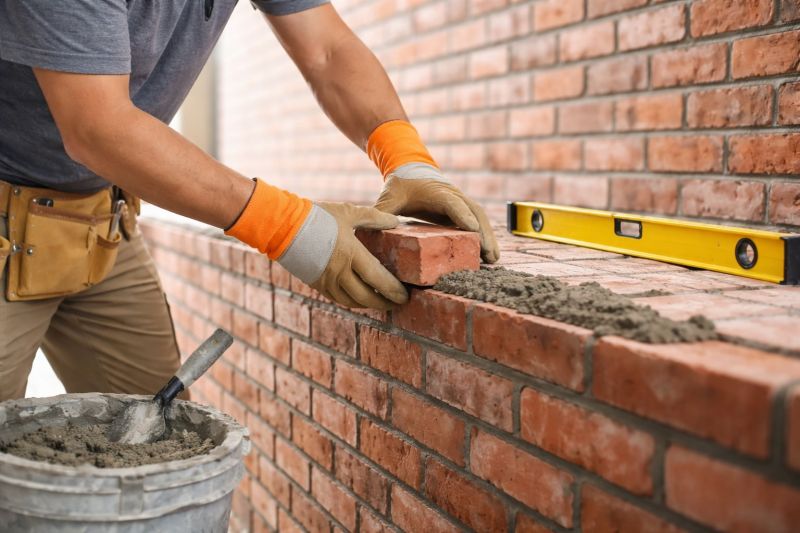 Brick Columns Installation in Worcester, MA