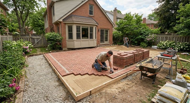 Brick Hardscaping Installation in Norwalk, CT