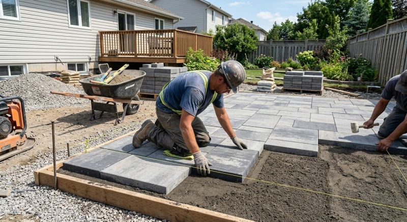 Clay Pavers Installation in Fairfield County, CT